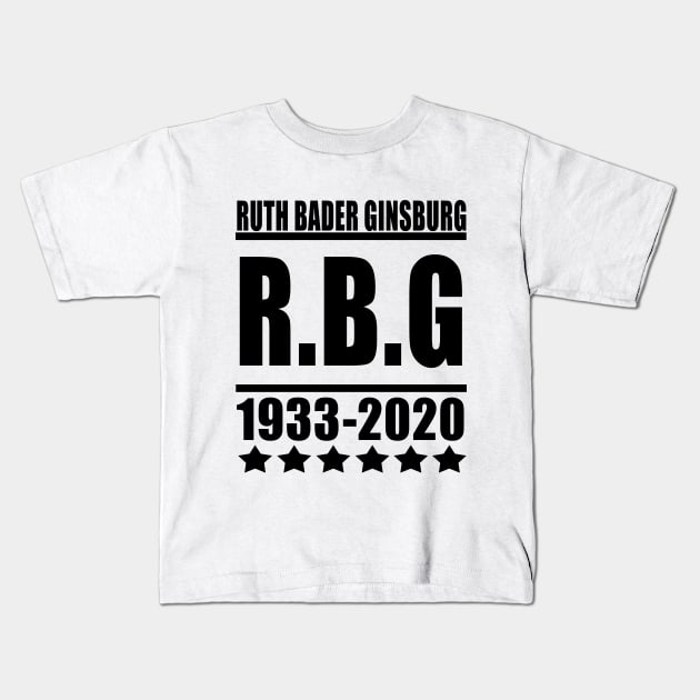 ruth bader ginsburg Kids T-Shirt by Elegance14